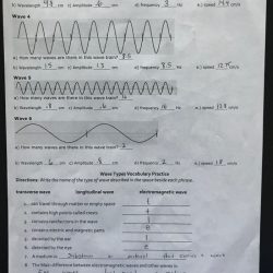 Wave worksheet 1 answer key