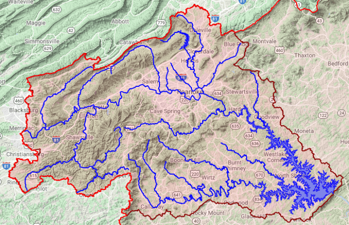 Upper roanoke river game land