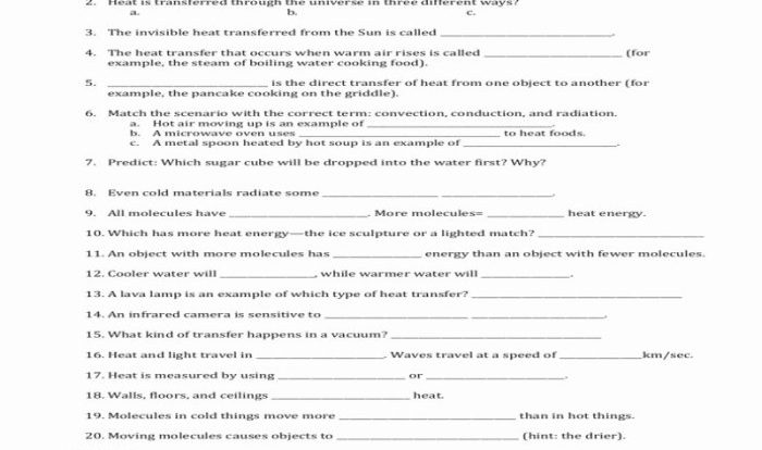 Bill nye the sun worksheet